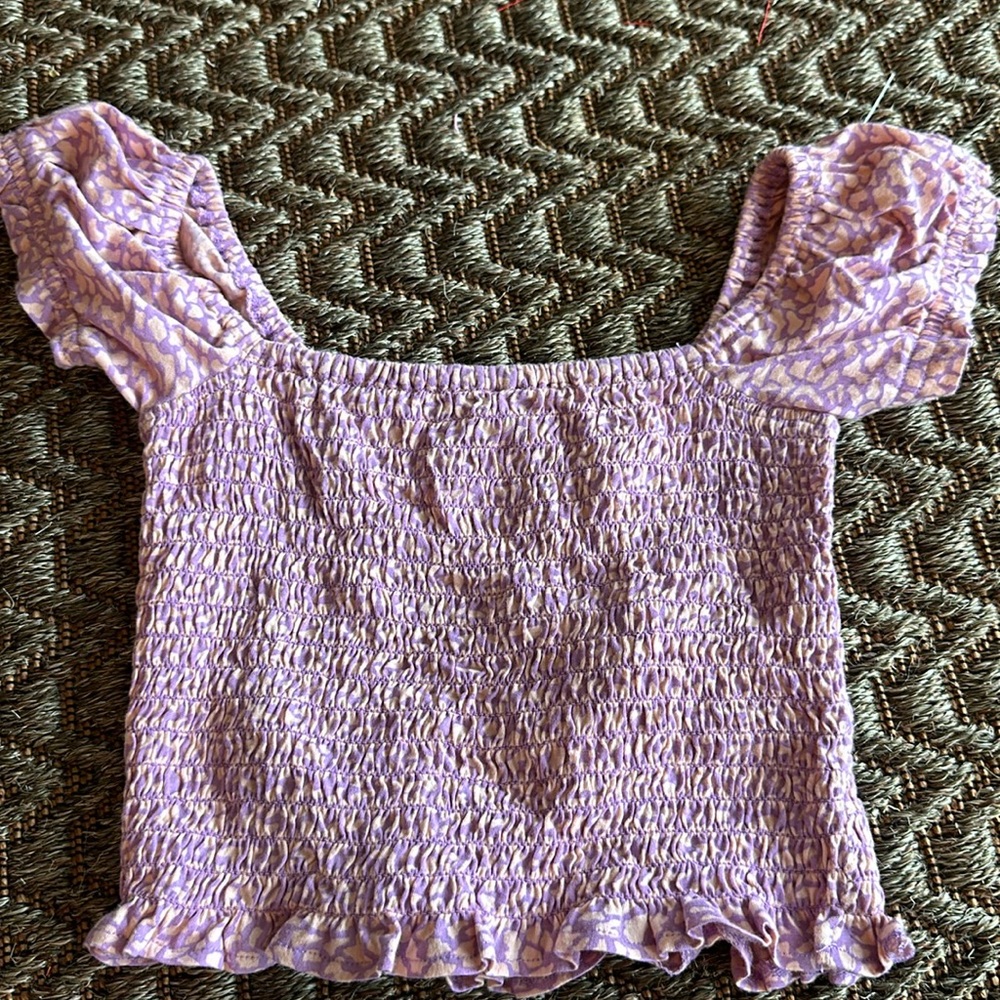 pink and yellow top